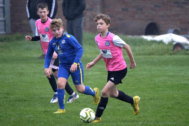 Ayton Under-13s look for options against Eastfield Under-13s