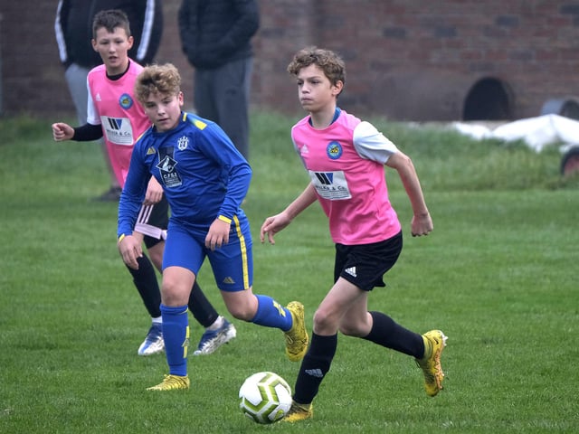 Ayton Under-13s look for options against Eastfield Under-13s