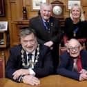 David Billing (front, centre) at the Honorary Alderman presentation ceremony in 2022.
Picture: Richard Ponter Photography / Scarborough Borough Council.
