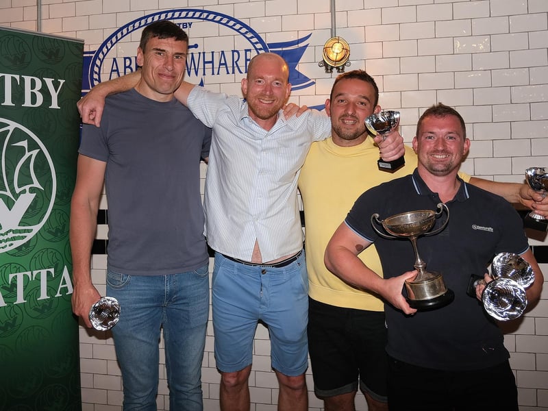 Men's over 30s, winners Fisherlads.
