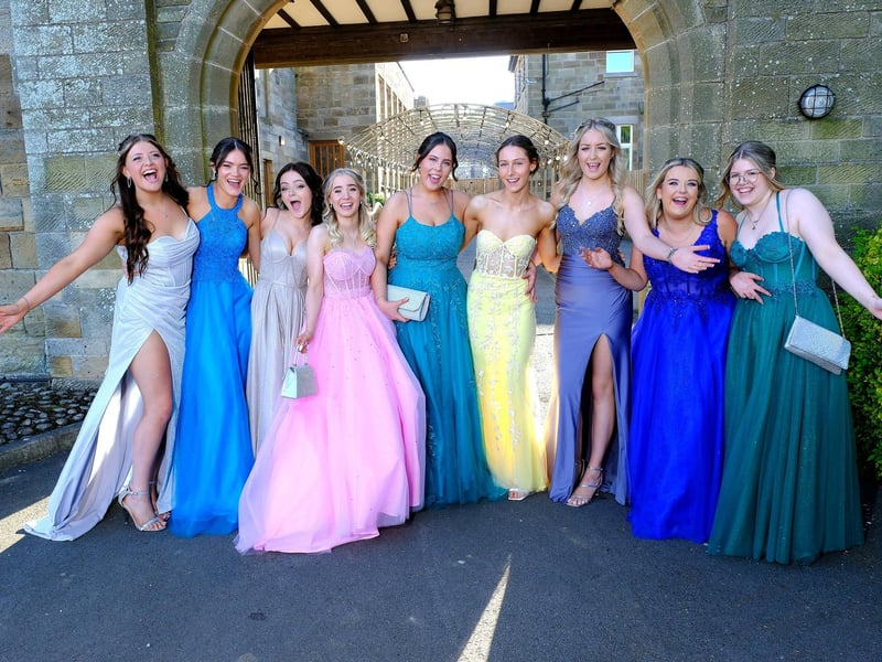 Eskdale School students dressed to impress for their prom night.