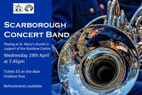 Scarborough Concert Band will be playing at the concert on April 19