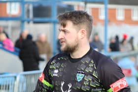 Blues keeper Shane Bland at Gainsborough.