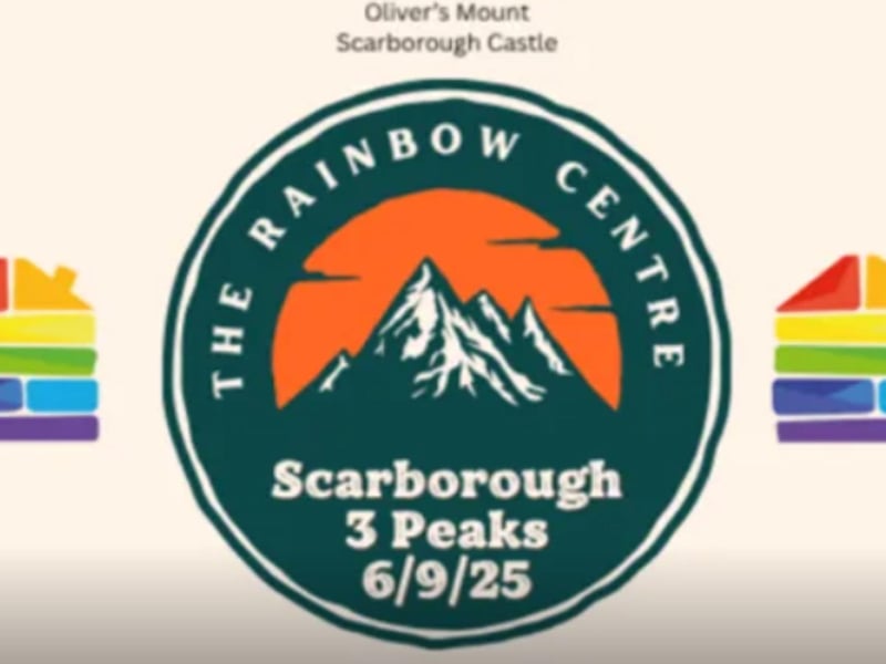 The Rainbow Centre's Scarborough 3 Peaks Challenge will take place on September 6, with an 8am start from The Rainbow Centre. The challenge will include planned stops for refreshments along the seafront and at Olivers Mount, making it not just a physical test, but a community event that embraces the best of the towns landscapes and landmarks. A favourite route among local hikers and ramblers, this is the first time it has been formally organised as a fundraising event.