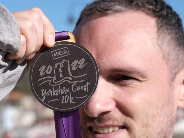At the Scarborough 10k 2022 there were medals for everyone