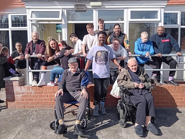 After the treasure hunt everybody returned to Rowan House for a fish and chip lunch