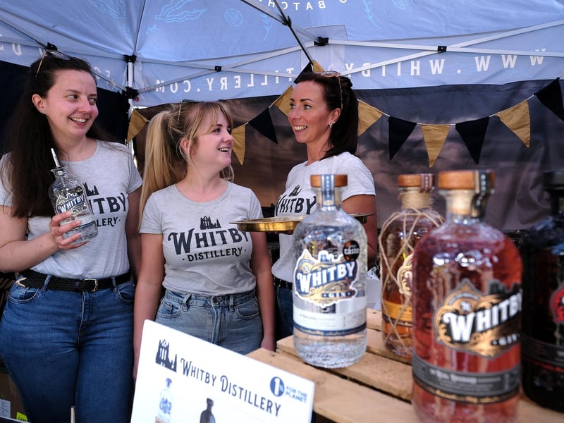 Whitby Distillery stall at the festival.
picture: Richard Ponter