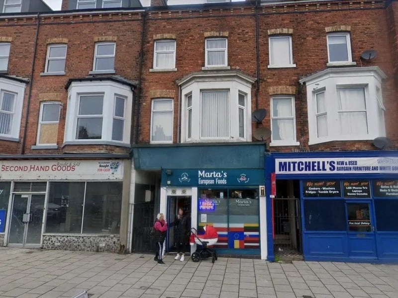 Reatil premises for sale in Castle Road, Scarborough. Currently listeed for sale with Blue Alpine Partners for £75,000.