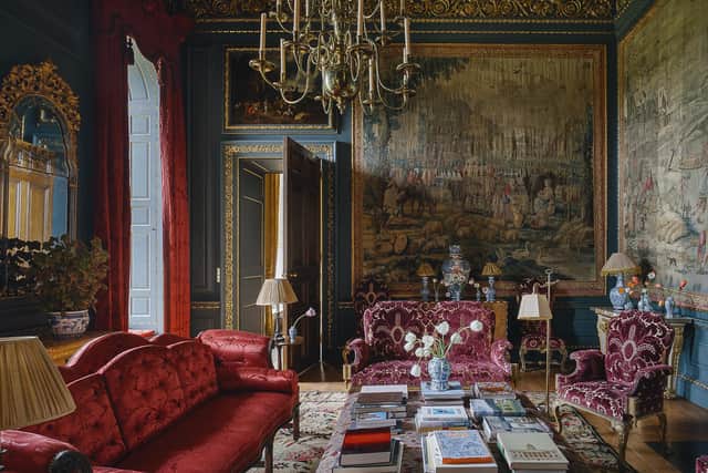 The tapestry drawing room at Castle Howard.
