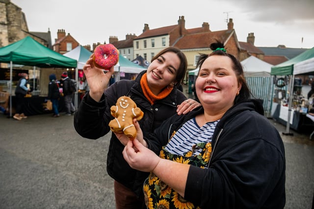Amy Gisbourne, and Amy Mann, from Doe Bakehouse, York.
picture: James Hardisty
