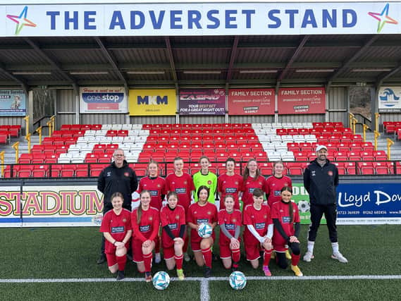 Scarborough Ladies Under-16s surged to an impressive 12-1 home win against Poppleton in the City of York Girls Football League.