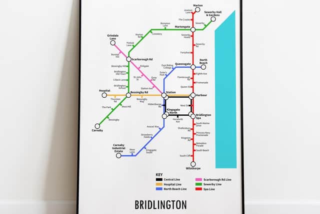 The map of Bridlington. Image: Underdog Studio