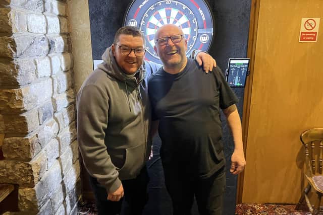 The beaten Christmas Competition semi-finalists are Richie Parkin and Rich Nicholson.