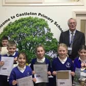 Castleton School, junior winners of the Rotary Club Whitby & District Young Writers' competition.