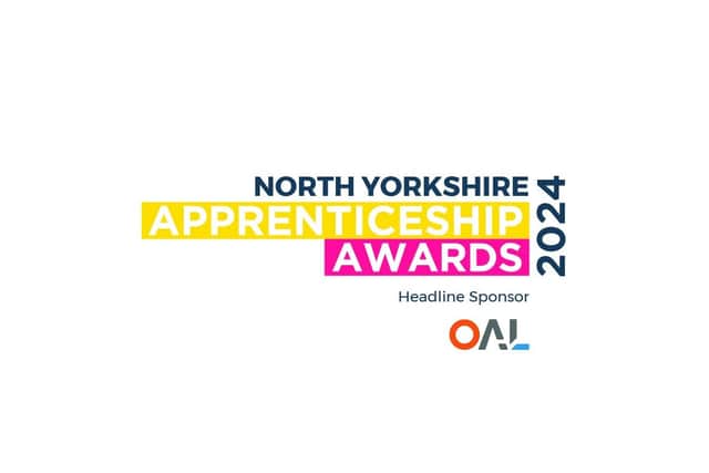 The North Yorkshire Apprenticeship Awards 2024 will be held on Thursday, June 13
