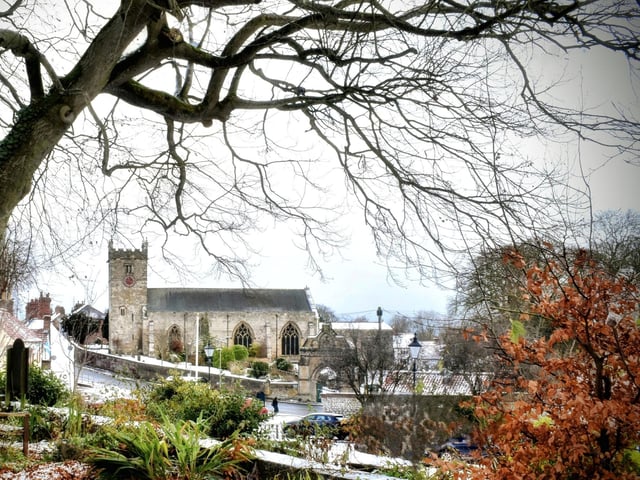 All Saints' Church in Hunmanby, by Heather Bielby.