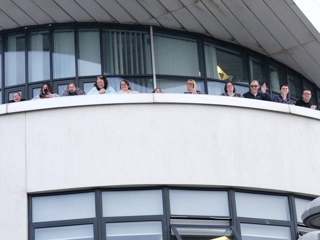 Every vantage point was taken