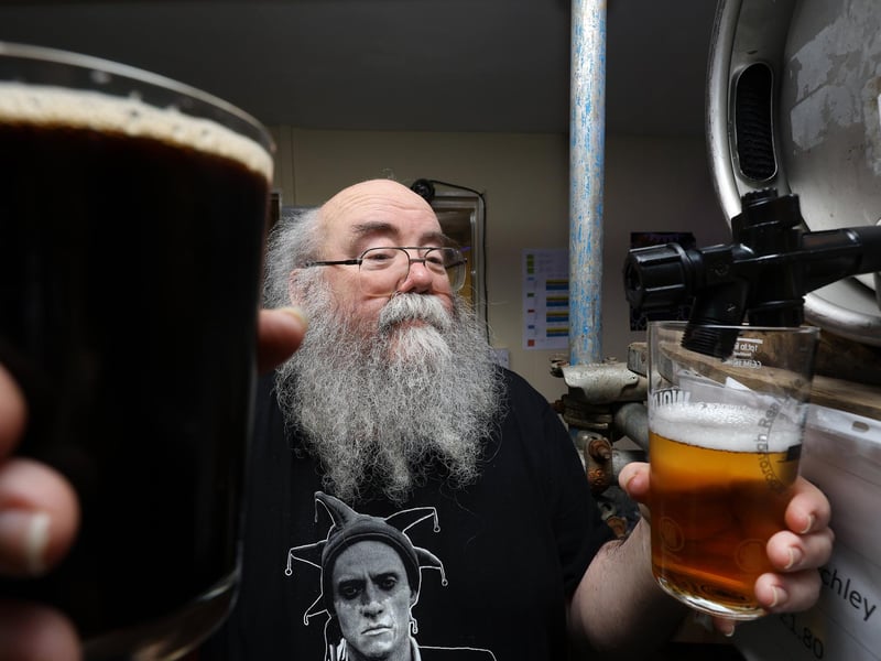 Stewart Campbell tops up the glasses