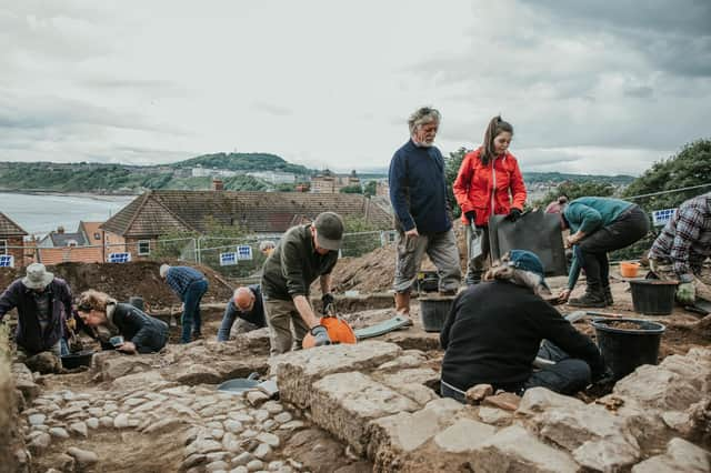 Big Ideas by the Sea archaeological dig in Scarborough - Pic credit: Matt Cooper