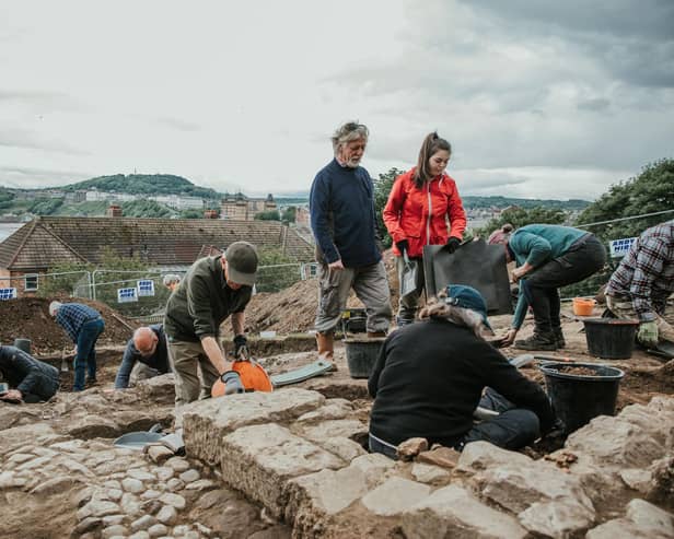 Big Ideas by the Sea archaeological dig in Scarborough - Pic credit: Matt Cooper