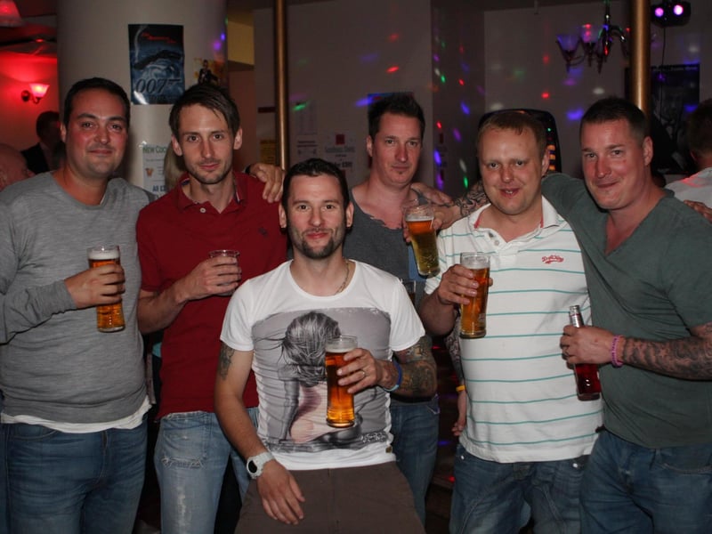 Lee, Crash, Gaz, Burt, Shaun and Rich in Red Square