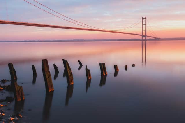 James Hines' picture of the Humber Bridge.