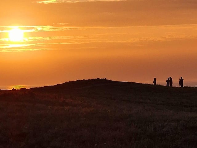 An aesthetic clifftop walk.