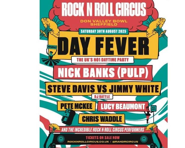 Snooker icons Steve Davis and Jimmy White join a 90s pop star and football legend for Rock ‘n’ Roll Circus Sheffield’s Day Fever line-up.