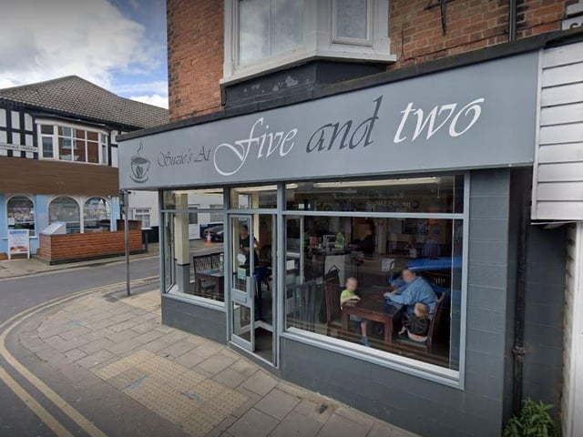 Suzie's @ five and two can be found on South Cliff Road near the seafront. One Tripadvisor review said "Suzie and her staff have always made us so welcome, the breakfast is always hot and freshly cooked, inexpensive too, faultless"