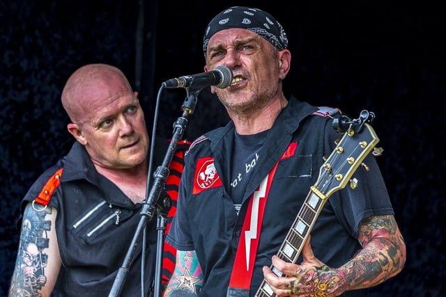 The Hot Rockets on stage. photo: Brian Murfield