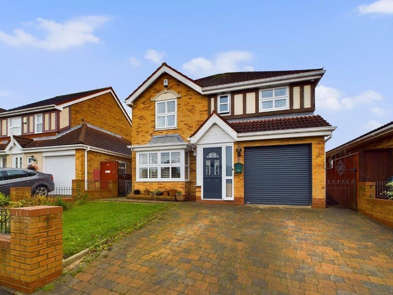 This four bedroom detached house is for sale with Hunters for £330,000.