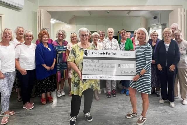 The Lord Feoffees and the Assistants of the Manor of Bridlington have presented Bridlington 3Bs WI with a cheque for £948.98. Photo courtesy of East Yorkshire Federation of WIs Facebook page
