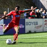 Kieran Weledji impressed in Boro's 1-0 loss at Guiseley.