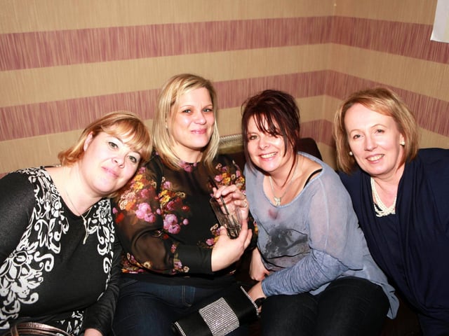 Debbie, Alison, Tracey & Mandy enjoying a drink and a gossip.