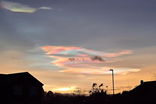 Stephen Woodcock took this beautiful shot of the rare cloud phenomena over Whitby.