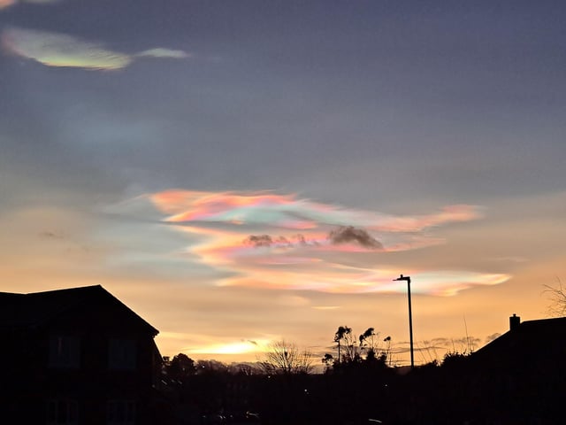 Stephen Woodcock took this beautiful shot of the rare cloud phenomena over Whitby.