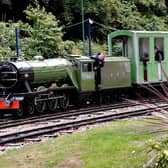 A train sets off from Scarborough's North Bay Railway.
picture: Richard Ponter