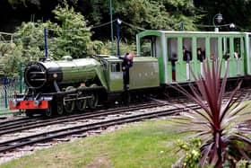 A train sets off from Scarborough's North Bay Railway.
picture: Richard Ponter