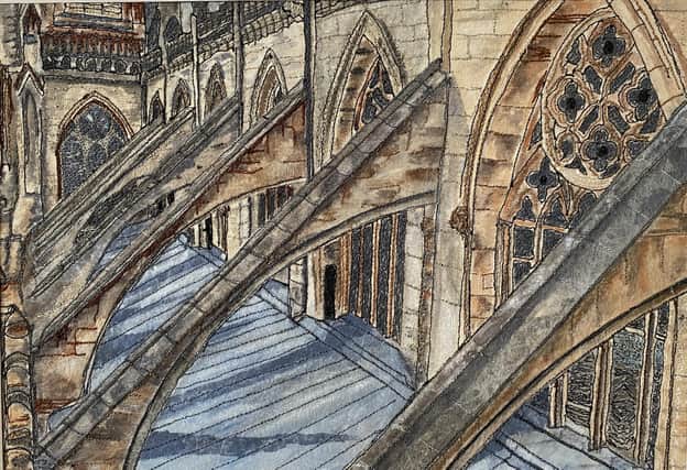 Flying Buttresses, York Minster by Nicola Harper