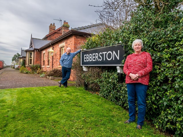 Carol and Mark Benson have become guardians of a heritage building which has recently been awarded a Blue Plaque at the National Railway Heritage Awards at The Merchant Taylors Hall in London.