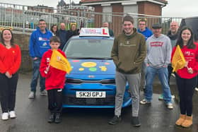 Whitby driving instructors at the Big Learner Relay for Children in Need.