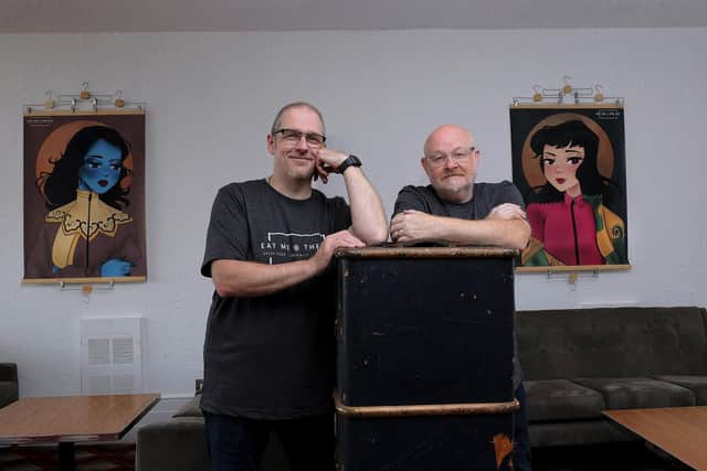 Eat Me Cafe owners Stephen Dinardo and Martyn Hyde