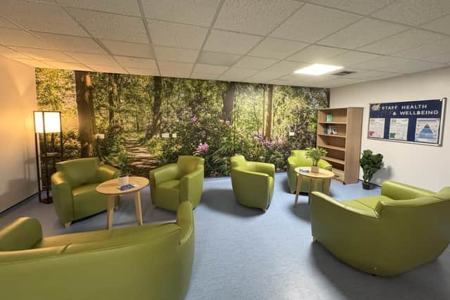 An area for staff to relax and unwind