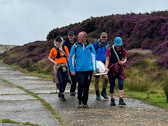 The stunning moorland is the perfect backdrop