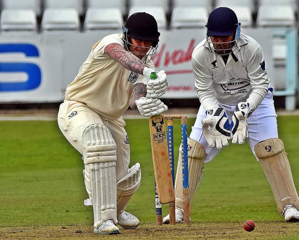 Skipper Ben Gill impressed for Scarborough in the cup win against Treeton. Photo by Simon Dobson
