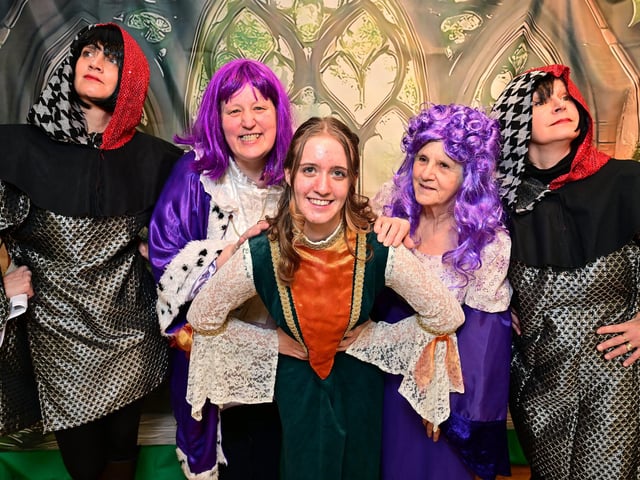 The royal household, Mel Hutchinson, Louise French, Sophie Knaggs, Margaret Hutchinson and Mell Dunwell face trying times ahead.