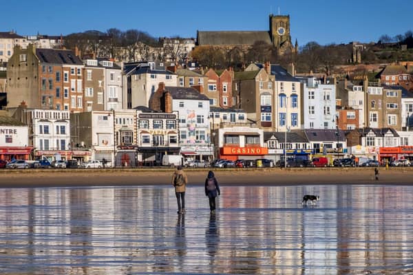 Scarborough's South Bay - pretty in the sunshine but people are advised not to swim in the sea Picture by Marisa Cashill