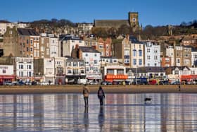 Scarborough's South Bay - pretty in the sunshine but people are advised not to swim in the sea Picture by Marisa Cashill