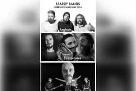 Some of the bands appearing at the Yorkshire Beard Festival, at Scarborough Spa, from top: Argham, Fuzzjunkies and Shindig.