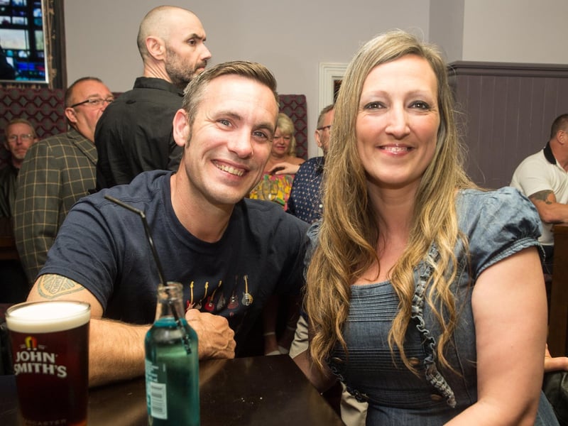 Chris & Claire having a great night in The Waterhouse.